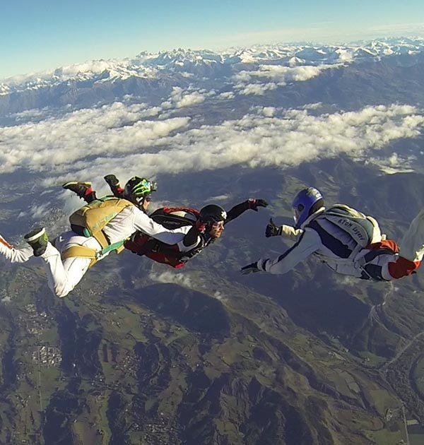 Réserver un saut d'initiation à Tallard Gap, hautes alpes SKY-LIVE